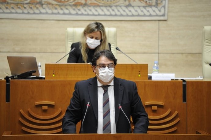 Vergeles en una comparecencia en la Asamblea para informar sobre la situación de la Covid-19