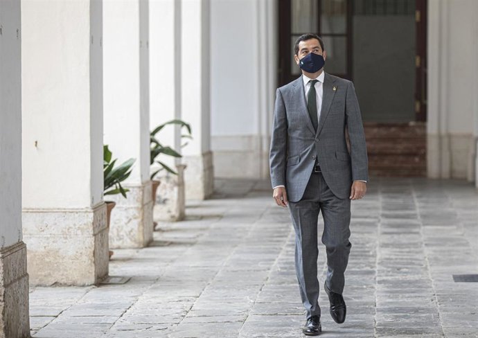 El presidente de la Junta de Andalucía, Juanma Moreno, en una foto de archivo.