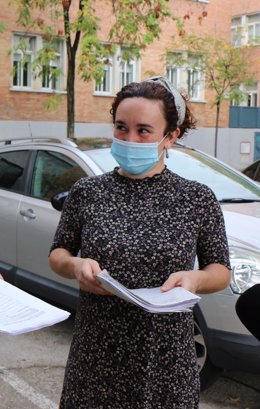 Ana Naranjo, ante la Delegación de Salud de la Junta en Córdoba, en una imagen de archivo.