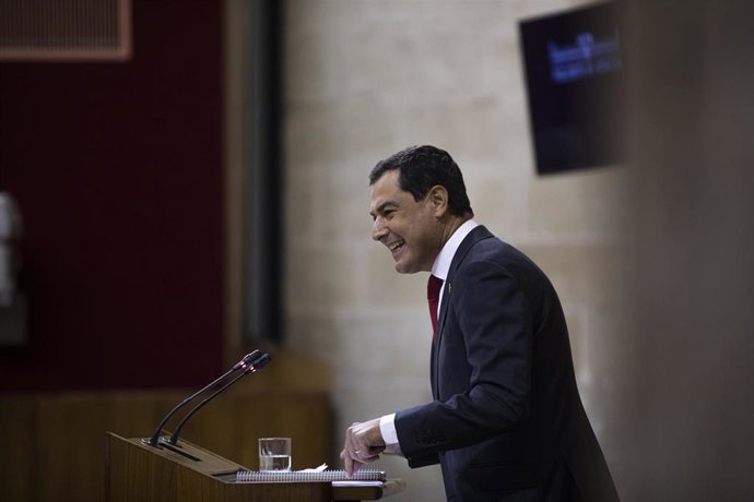 El presidente de la Junta de Andalucía, Juanma Moreno.