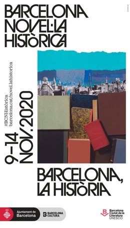 Cartel de la octava edición del festival Barcelona Novel·la Històrica