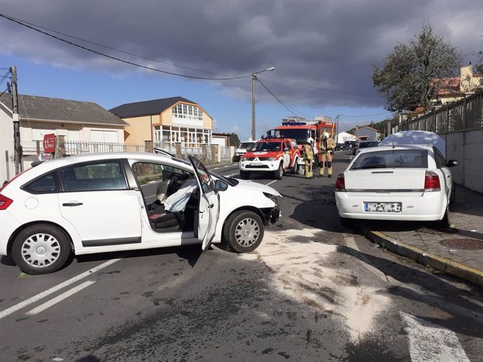 Accidente de tráfico en Noia (A Coruña).