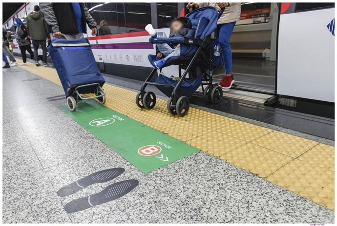 Prueba piloto en Nuevos Ministerios para mejorar la accesibilidad en Cercanías