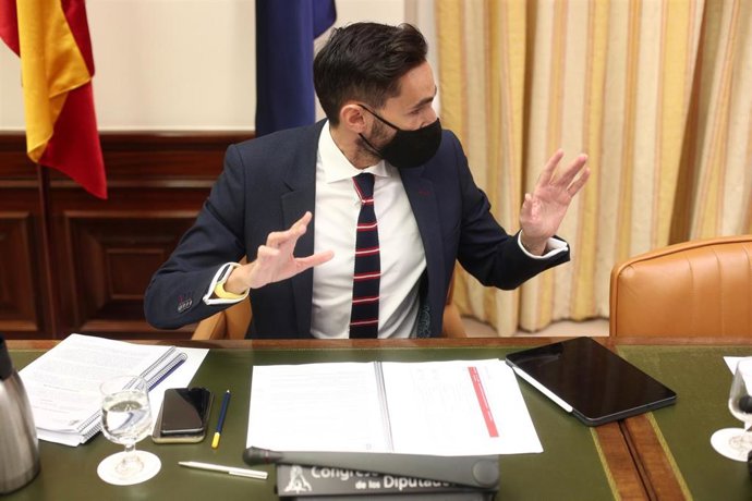 El secretario de Estado de Seguridad, Rafael Pérez, en una comparecencia en el Congreso