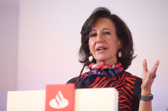 La presidenta del Banco Santander, Ana Botín.