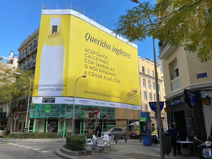 Campaña de Schweppes de apoyo a la hostelería