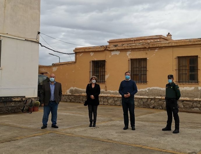 El delegado de Administración Local en Almería, José Luis Delgado, visita Gádor (Almería)