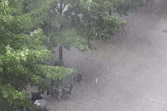 Tormenta, agua, lluvias fuertes