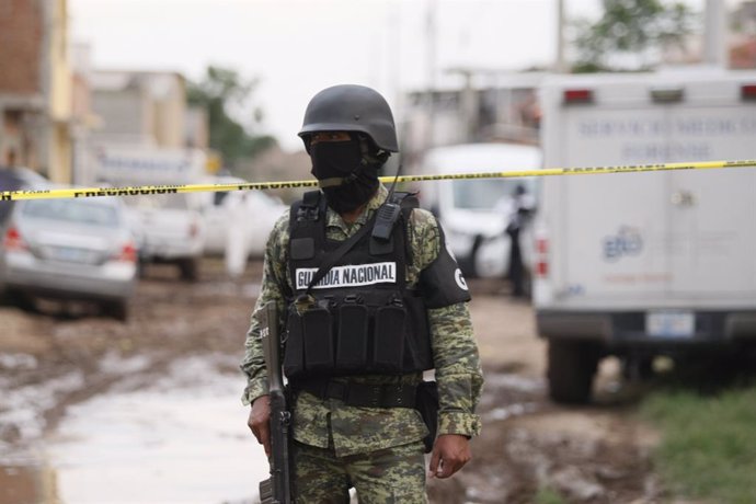 Agente de la guardia Nacional de México.