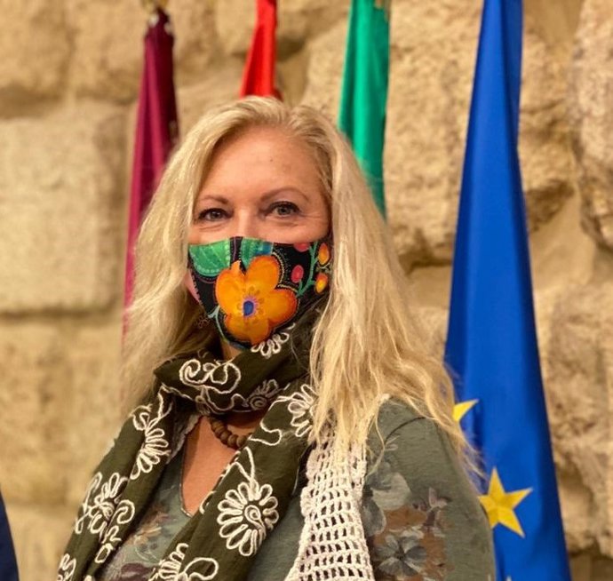 La portavoz de Podemos en el Ayuntamiento de Córdoba, Cristina Pedrajas, en una imagen de archivo.