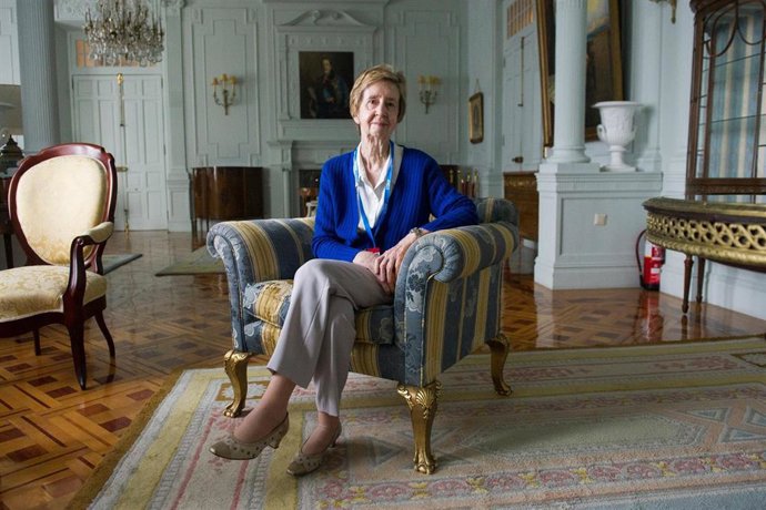 Foto de archivo de Margarita Salas en la UIMP