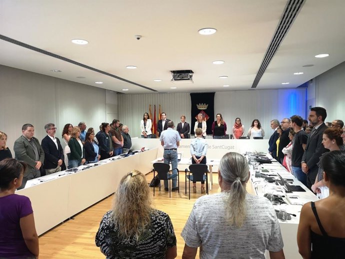Ple de l'Ajuntament de Sant Cugat, en una imatge d'arxiu.