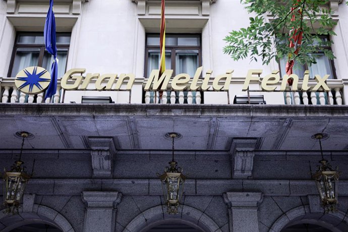 Fachada y zonas exteriores de uno de los hoteles de la cadena Meliá Hotels.