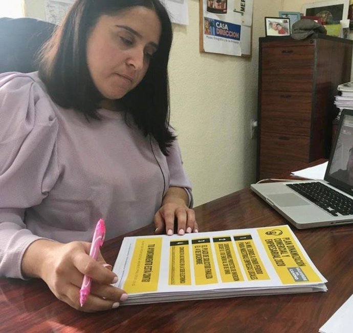 La concejal de Desarrollo Local del Ayuntamiento de Valverde (Huelva), Mar Vázquez.