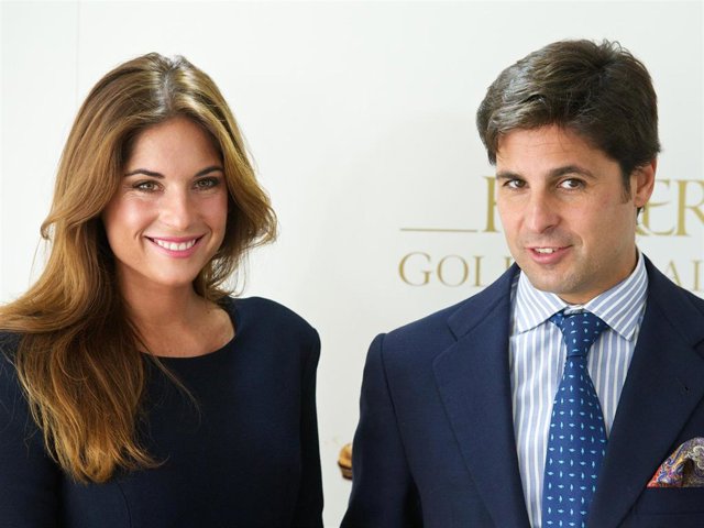 Spanish bullfigther Francisco Rivera and wife Loudes Montes present the new "Ferrero"  chocolates at the Thyssen-Bornemisza Museum on October 8, 2014 in Madrid, Spain.