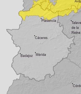 Alertas en Extremadura para el 6 de noviembre