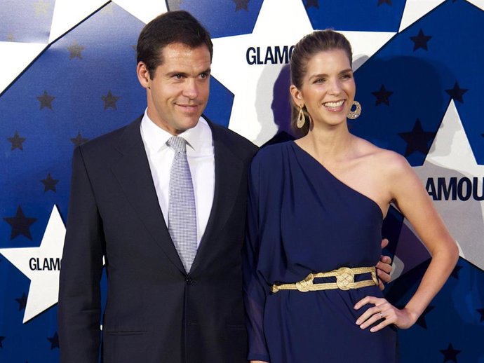 Luis Alfonso de Borbon and wife Margarita Vargas attend Top Glamour Women of the Year Awards 2011 at the Ritz Hotel on November 3, 2011 in Madrid, Spain.