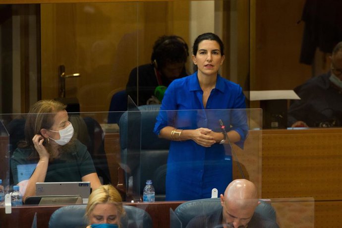 El vicepresidente de la Comunidad de Madrid, Ignacio Aguado, interviene durante una sesión plenaria en la Asamblea de Madrid (España), a 8 de octubre de 2020. Este pleno está marcado, entre otras cuestiones, por el debate de la reprobación de la gestión