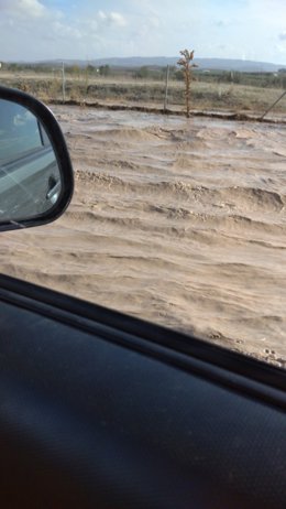 Inundaciones en un tramo de la A-92