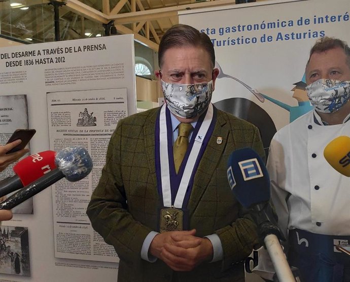 El alcalde de Oviedo, Alfredo Canteli