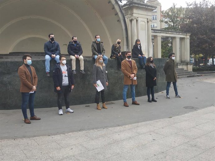 Lectura manifiesto tras los disturbios del pasado fin de semana