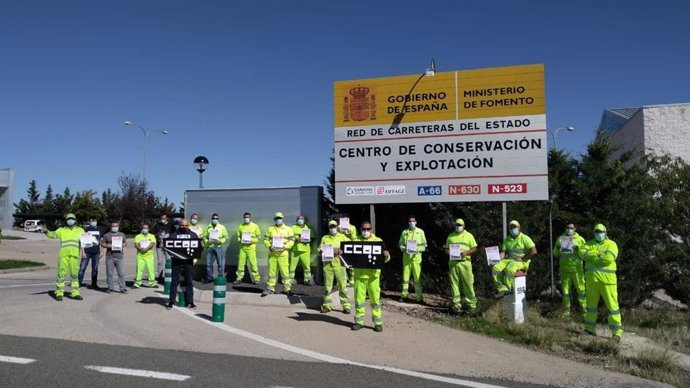 Concentración en centros de conservación de carreteras