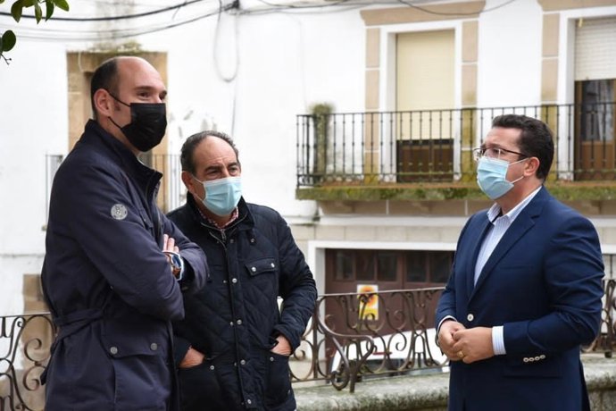 Representantes del PP de Extremadura en Brozas