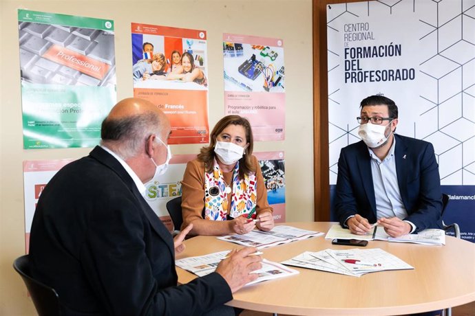 La consejera de Educación, Rosana Ana Rodríguez, en la presentación del Plan de Formación del Profesorado.