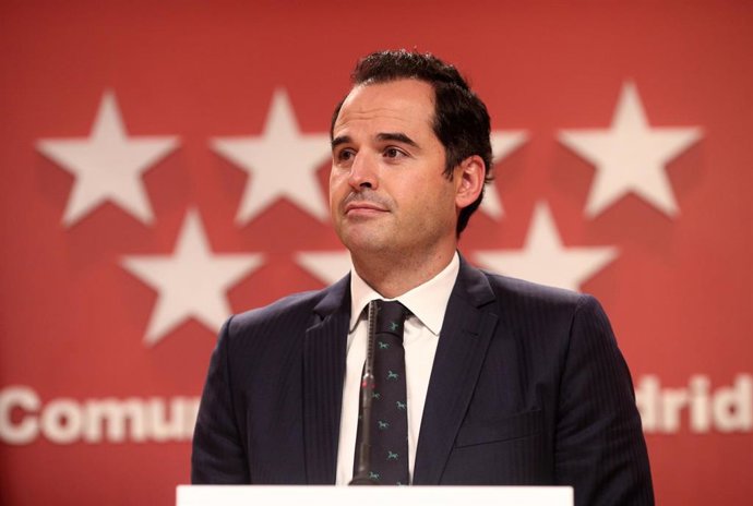 El vicepresidente, consejero de Deportes, Transparencia y portavoz de la Comunidad de Madrid, Ignacio Aguado