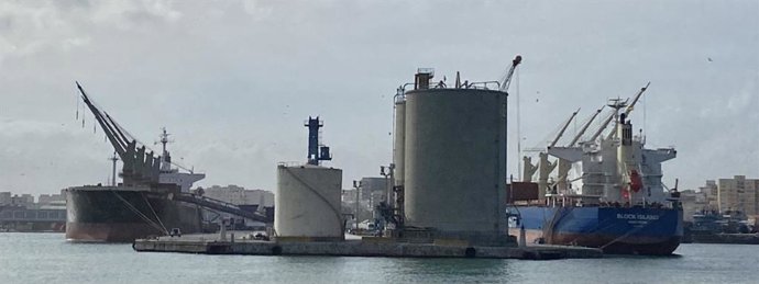 Operativa de mercancías en el puerto de Málaga