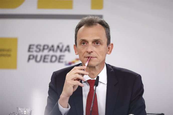 El ministro de Ciencia e Innovación, Pedro Duque, durante la presentación de los presupuestos de su departamento para 2021 en Moncloa, Madrid (España), a 30 de octubre de 2020.