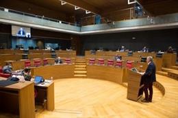 Pleno monográfico sobre los fondos europeos celebrado en el Parlamento de Navarra