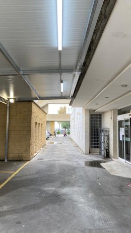 Punto Autocovid del centro de salud de La Paz de Cádiz