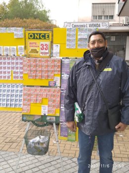 Juan Antonio Castro vendió el boleto ganador de 'Mi Día' de la ONCE en Córdoba.