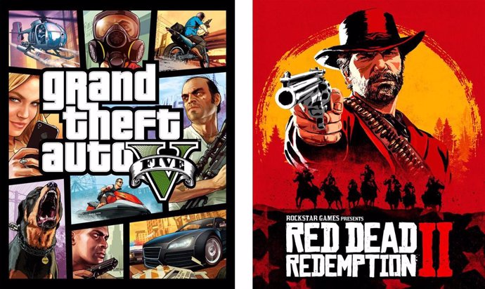 GTA V y Red Dead Redemption II.