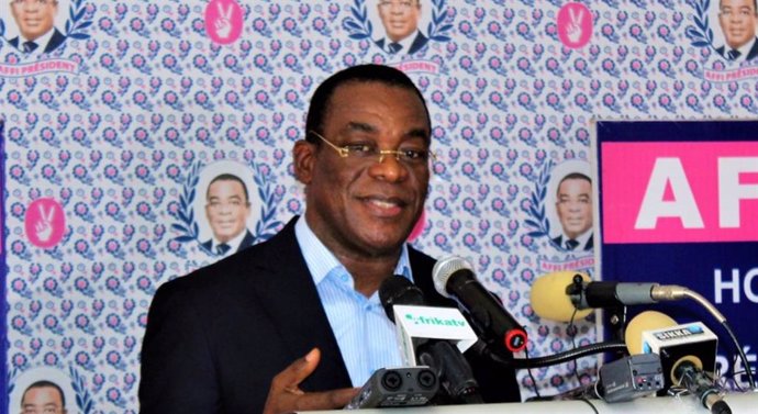 El líder opositor marfileño Pascal Affi N'Guessan
