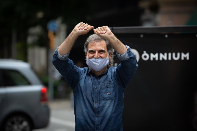 El president d'mnium Cultural, Jordi Cuixart, al juliol del 2020