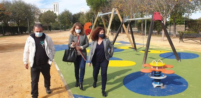 La delegada del distrito, Carmen Fuentes,