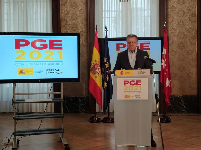 El delegado del Gobierno, presenta el proyecto de Presupuestos Generales del Estado para la Comunidad de Madrid para 2021