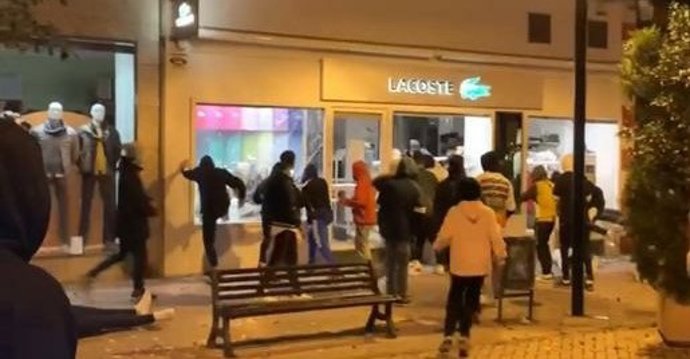 Actos vandálicos realizados en Logroño el sábado 31 de octubre de 2020