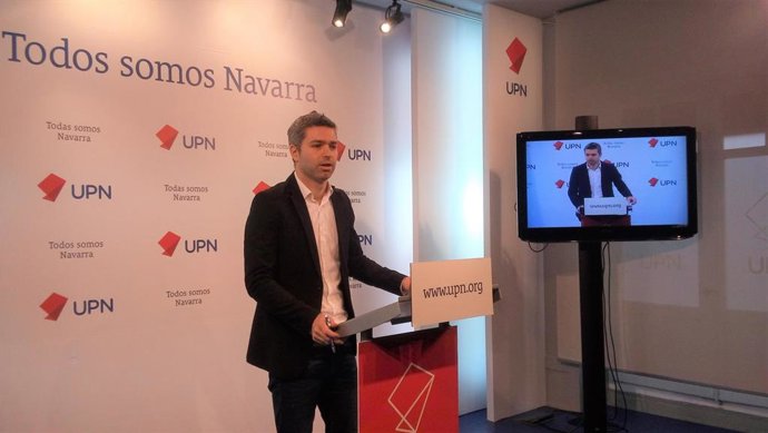 El parlamentario de Navarra Suma, Jorge Esparza