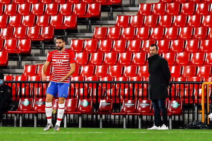 Antonio Puertas y Diego Martínez con el Granada