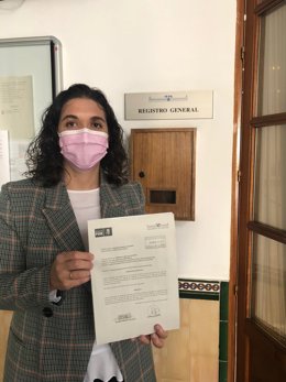 La parlamentaria autonómica y portavoz de Empleo por el PSOE, Noelia Ruiz