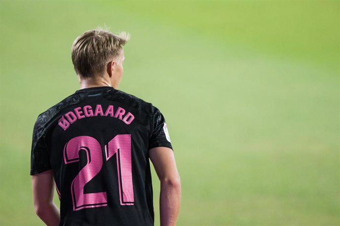 Martin Odegaard, en un partido con el Real Madrid