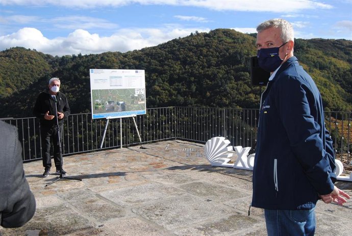 El vicepresidente de la Xunta, Alfonso Rueda, en un acto en Chantada