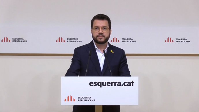 El coordinador nacional de ERC y vicepresidente de la Generalitat, Pere Aragons