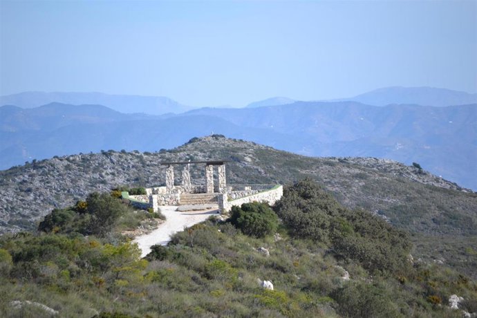 La Cañada del Lobo, en Torremolinos, punto en el que la Gran Senda y la Senda Litoral se dan la mano