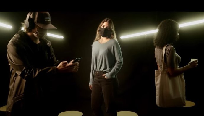 Fotograma de la campaña 'Tocar Sin Contacto'