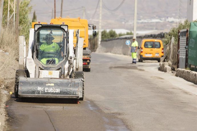 Obras en una carretera