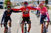 Roglic celebra en Madrid su segunda Vuelta a España